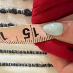 Tadashi Shoji Red Silk Chiffon Ruffle Skirt Halter Sheath Cocktail Dress Medium Photo 7