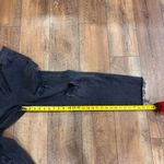 PacSun  Jeans Women 26 Black Washed Denim High Rise Straigt Distressed Button Fly Photo 8