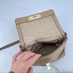 Michael Kors Callie Satchel Crossbody Camel Purse pebble leather Photo 9