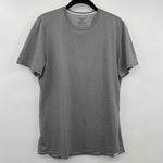 Patagonia Capline 1 Silkweight Top Gray Short Sleeve Athletic Womens Size Large Photo 0