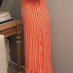 Lulus Roam the Riviera Orange Multi Striped Button-Up Maxi Dress Size XS Photo 6