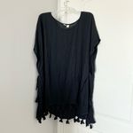 ROXY MAKE YOUR SOUL PONCHO SZ XS/Small Swim Cover Up Black Photo 9
