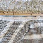 The Pants Store Neutral Striped Knit Mini Skirt | Olivaceous | Taupe Beige Cream | Photo 1