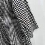Habitat Tunic Top Small Lagenlook Art To Wear Artsy Gingham Mixed Checks Funky Photo 7