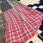 Sundance  X Citron Santa Monica Women’s Flannel Patch Shirtdress Size S Oversized Photo 6