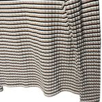 ZARA  Women’s Size XL Striped Stretch Long Sleeve Shirt Photo 3