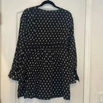 ZARA  Black And White Eyelet Dress Sz M Photo 6