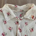 White Flower Print Blouse Multi Photo 1