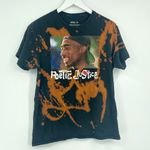 Tupac Poetic Justice Custom Bleach Dye Splatter Graphic Tee SZ M Size M Photo 4