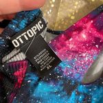 Hot Topic Black Pink Teal Galaxy Space Shorts Romper XL, NWT Photo 6