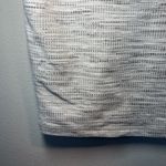 Calia Women's Essential Crop Jacquard Tee Shirt Gray Beige Textured FLAW Medium White Photo 8