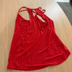 Under Armour University of Maryland Terrapins Tank Top Women's Small Red Sheer Photo 2