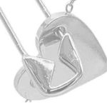 ADORNIA SAFETY PIN LARIAT NECKLACE Silver Photo 4