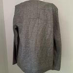 COS gray wool long sleeve cowlneck top size 4 Photo 4