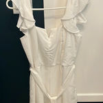 Francesca’s white romper Size M Photo 0