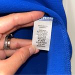 Vine & Love  Royal Blue Blouse with Tie Sleeves Women’s Small Photo 3