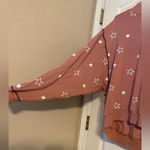 P.J. Salvage  Ric Rak Patty Wack Stars Hooded Sweatshirt Sz Medium Lounge Cozy Photo 3