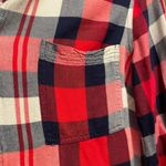 Como vintage Women’s large‎ plaid button up shirt. EUC Photo 4