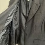 Pendleton Dark Grey Women's Wool Notch Collar Blazer Size 16 Career Suiting Photo 5