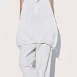 ZARA NWT!  White Nylon Balloon Hooded Dress Photo 0