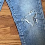 Moussy Vintage Distressed Ripped Jeans Women’s Size 27 Blue Denim Straight Leg Photo 1