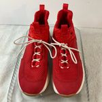 Gianni Bini Rizwell Lace-Up Red Sneakers women’s 8.5 leopard print casual shoe Photo 1