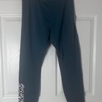 Nike Women’s Sportswear Femme Floral Logo 7/8 Teal Leggings Photo 4