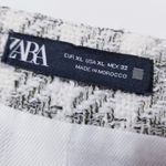 ZARA Tweed Plaid Cutout Dress w/ Ball Knot Buttons V-Neckline Photo 5