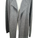BODEN Open Front Wool Alpaca‎ Blend Long Line Cardigan Sweater Dark Gray Sz 10 Photo 0