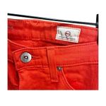 AG Adriano Goldschmied The Legging Ankle Jeans Red Raw Hem 24R Stretch Photo 5