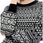 Truth By Republic Geometric Print Sweater Photo 1