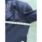 Herman Geist  Womens Blazer Jacket 100% Wool Lined Navy Blue Career Office 6P Photo 7