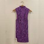 ASOS NWT Purple Sequin Mock neck Sleeveless Mini Dress New Year’s, party, formal Photo 4