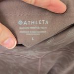 Athleta Rainier Reflective Printed Tight in Lynx Smoked Almond Brown Size Large Photo 3