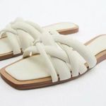 ZARA White Sandals Modern Minimalist Design Photo 0