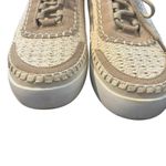 Outwoods Shauna-2 Fashion Sneakers Shoes Women SZ 8 Beige Crochet Sides Artsy Photo 2