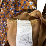 Peach Love California Peach Love Floral Bell Sleeve Fit & Flare Mini Dress Womens S Brown Cottagecore Photo 6