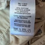 Michael Kors High Waist Relaxed Fit Cotton Shorts SZ 6 Cream-Tan Shorts Photo 3