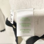 Lilly Pulitzer Size XS White Black Contrast Pearl Pocket Button Up Silk Cardigan Photo 3