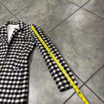 J.Crew Size 2 Trendy Chic Black/Ivory Buffalo Check Wool-Blend Blazer Accademia Photo 11