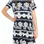 Show Me Your Mumu carter tunic vneck mini dress coverup blue floral sheer FLAW Photo 13