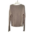 Theory Open Knit Oatmeal Melange Arshan Sweater Photo 1