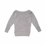 Nasty Gal  Wide Shoulder Ribbed Knit Sweatshirt Photo 1