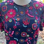 Trina Turk Floral Embroidered Short Sleeve Rochelle Top Photo 3