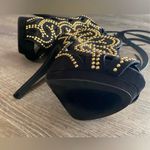 JustFab Studded Laser Cut Platform Stiletto Heels | Boots | Booties Photo 1