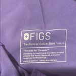 FIGS Women’s New  High Waisted Yola W Yoga Scrub Pants Amethyst Purple Size 4XLP Photo 5