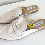 Steve Madden Kendle Bone Leath Studded Leather Mules 9 Photo 0