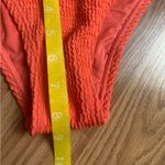 Zyia  size medium new muted peach ribbed Bikini Set orange two piece vaca travel Photo 6