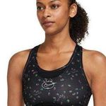 Nike NWT  Women's Swoosh Icon Clash Keyhole Sports Bra - Black Photo 0