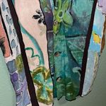 Handmade Vintage Funky Fabrics Multicolor Hand Dyed Artistic Jacket shirt jacket Photo 4